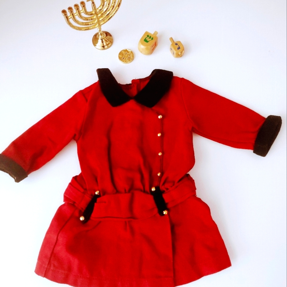 American Girl Rebecca Meet Dress & Hannukah Accessories